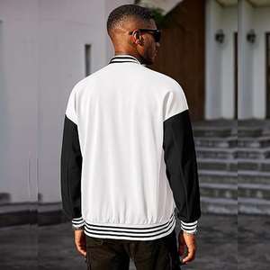 Winter Stylish Men's Letterman Varsity <b>Jacket</b> With Custom Chenille Embroidered Patch On Front - Product Image 4