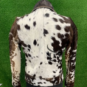 Meilleure vente Veste en cuir de vachette sur mesure pour hommes Style décontracté Nouveau style Conception unique Vestes en cuir de vachette pour hommes - Product Image 5