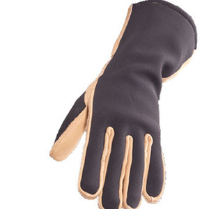Guantes de soldadura de cuero personalizados profesionales con protección de manos de alta calidad 100% - Product Image 3