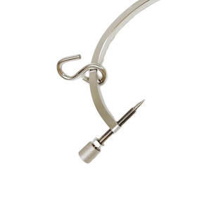 Pinzas de tracción GARDNER WELLS, dispositivo de acero inoxidable para la inmovilización de la columna cervical durante operaciones neuroquirúrgicas - Product Image 2