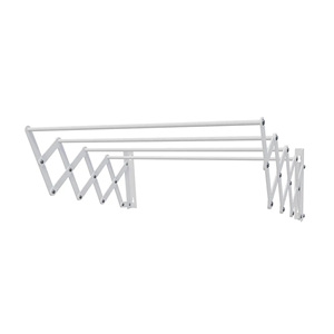 Séchoir à linge mural extensible en métal Well Home 60x3m - Product Image 1