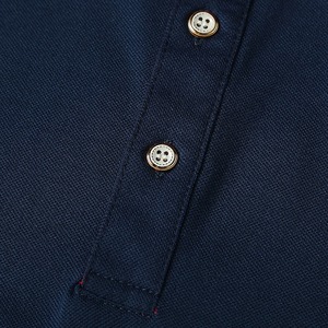 Paquete de ropa informal de punto corto para hombre de etiqueta privada para Polo, cómodo, personalizado, que absorbe la humedad - Product Image 1