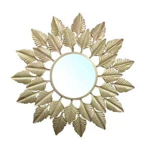 Antique Indian Round Mirror <b>for</b> Home Decoration Living Room Mirror Authentic Hand Made - Product Image 3