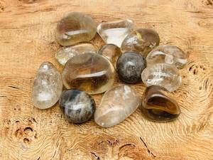 Piedra preciosa suelta caída de cuarzo ahumado natural personalizada con tamaño y forma al por mayor a granel - Product Image 3