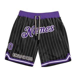 Pantalones Cortos Deportivos de Malla para Hombre, de Algodón y Poliéster, con Cordón y Bolsillos, Logotipo Personalizado de Calidad del Fabricante, Sublimación de 5 Pulgadas, para Baloncesto - Product Image 2