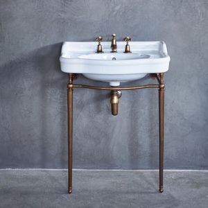 อ่างล้างหน้าทองเหลืองขัดเงาแบบพรีเมี่ยมพร้อมอ่างล้างหน้ายกระดับเหมาะสำหรับบ้านที่มีสไตล์และโรงแรมบูติค - Product Image 3