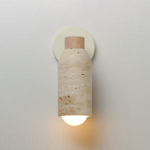 The Pompeii 1-<b>Light</b> Modern Wall Sconce for Bathroom Middle Size Refined Organic Lighting <b>Fixture</b> - Product Image 2