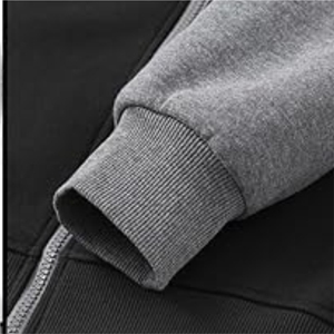 ชุดกีฬาสำหรับผู้ชายชุดออกกำลังกายพิมพ์ลายลำลอง2ชิ้นผ้าฟลีซสแปนเด็กซ์/ ผ้าฝ้ายระบายอากาศได้สำหรับฝึกออกกำลังกายในยิม - Product Image 4