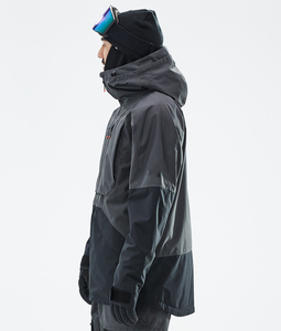 2025 traje de esquí de nieve con estampado personalizado de lujo para mujer cálido anorak de una pieza con chaqueta y pantalones para deportes de invierno - Product Image 3