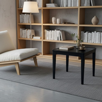 Table basse carrée moderne et durable pour salon, meubles en bois OEM ODM
