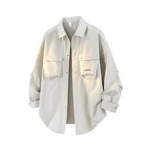 Chaqueta a cuadros de franela con forro de lana de invierno para hombre con botón, Chaqueta de manga larga con capucha, suéter para mujer, abrigo, Chaqueta estilo motocicleta - Product Image 3