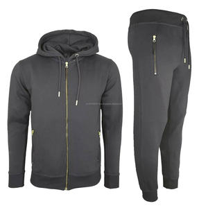 Survêtements de sport décontractés d'hiver pour hommes, personnalisables avec logo imprimé, vente en gros, tenue de sport unie, design haut de gamme - Product Image 6