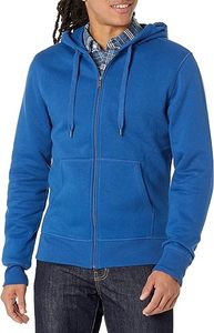 Sweatshirts unisexes à capuche 100% coton avec fermeture éclair d'automne Mode personnalisée Conception de poche à motif solide Vente en gros Services ODM - Product Image 4