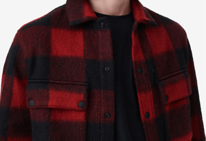 Chaqueta de aventura al aire libre para hombre Diseño a rayas Ropa de hombre Precio asequible sin relleno para senderismo, viajes y uso diario - Product Image 6