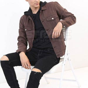 Chaqueta Vaquera Casual de Invierno para Hombre, Color Personalizado 2025, Estilo Urbano, Ecológica, Ligera, con Logotipo Frontal en Lona - Product Image 5