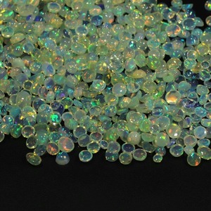 Commercio all'ingrosso lotto di opale naturale etiopico Cabochon 3mm di cristallo rotondo pietre semipreziose di pietra semipreziosa sfuso opale etiopico - Product Image 3