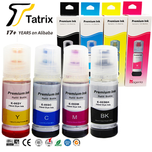 Tatrix Rts 003 Inkt Premium Compatibel Kleur Waterbasis Fles Refill Bulk Inkjet Inkt 003 Forepson L1110 L3116 L5196 Printer