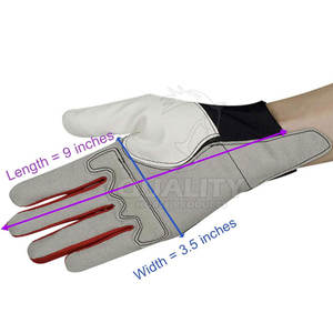Nouveauté Gants d'équitation équestre confortables et durables en cuir avec poignée antidérapante pour l'équitation d'hiver - Product Image 2