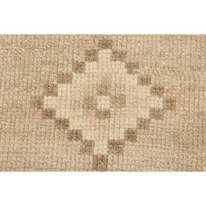 พรมขนาด 3.3x9.5 ฟุต, พรมตุรกีโบราณ, พรมลายอิคัตสีน้ำตาล - Product Image 4