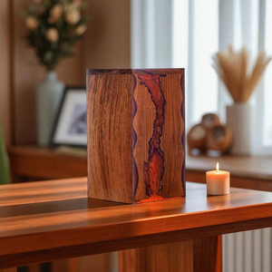 Personalized Handmade Wooden Urn for <b>Ashes</b> Gift for your Loved Ones Personalized Cremation <b>Keepsake</b> - Product Image 6