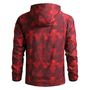 Haute qualité personnalisé hommes coupe-vent veste Softshell imperméable en plein air randonnée à capuche décontracté mince conception en gros nouveau - Product Image 6