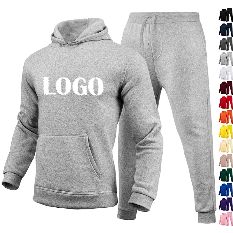 Moderne Gezellige Mode Trainingspak Comfortabele Hoge Kwaliteit Groothandel Sport Pak Pullover Hoodie Met Lange Mouwen Broek Sets