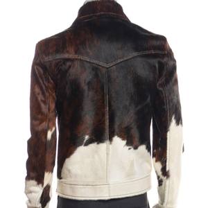 Veste en cuir de vachette élégante faite à la main Veste en cuir personnalisée artisanale et réaliste Veste de moto pour femmes - Product Image 4
