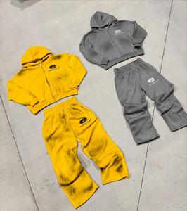 ชุดวอร์มปักลายและเสื้อฮู้ดสำหรับผู้ชายเสื้อฮู้ดผ้าซักแบบมีซิปสำหรับผู้ชายชุดวอร์มปักลายแดดออกแบบได้ตามต้องการ - Product Image 1