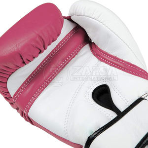 Guantes de boxeo para jóvenes con cordones de tela de cuero de último estilo esenciales para artes marciales y entrenamiento de lucha - Product Image 4