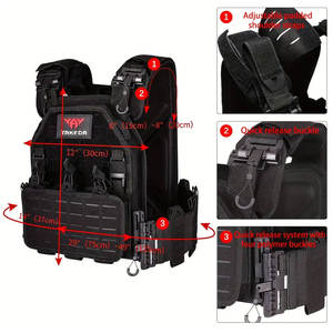 Nuevo Chaleco Táctico Estándar de Alta Calidad, Diseño Personalizado, Características Cómodas, Material de Poliéster, Logotipo Personalizado para - Product Image 5