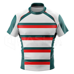 Maillot de rugby à impression par sublimation personnalisé, vêtements de football de rugby respirants personnalisés à coupe sèche bon marché - Product Image 1
