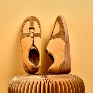 Chaussures décontractées légères avec semelle absorbant la transpiration et structure flexible, chaussures de tous les jours pour hommes, chaussures en cuir - Product Image 2