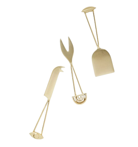 Accessoires de cuisine pour la maison, design unique, couteau à fromage en bois, sans danger pour les aliments, prix raisonnable, ustensiles de cuisine en métal - Product Image 1