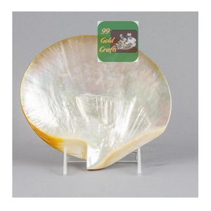 จานเปลือกหอยมุกธรรมชาติทำมือสำหรับตกแต่งร้านอาหารและโรงแรม - Product Image 5