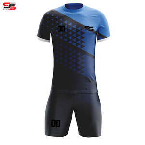 Nuevo diseño personalizado Club fútbol Jersey traje sublimación fútbol transpirable equipo de fútbol uniforme de fútbol - Product Image 1