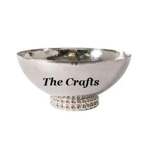 <b>Set</b> Of Two Round Shape Chocolate Serving Bowl In Aluminium Gold Polished <b>Food</b> Serving Bowl For Tableware Use - Product Image 5