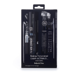Set di Penne a Sfera Personalizzate Kokhma con Astuccio, Gadget Personalizzati - Product Image 2