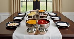 Indian Metal Serve Ware Elegant Pickle Condiment <b>Holder</b> for Serving Bowls - Product Image 2