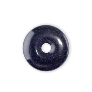 Donuts de Cristal Natural, Donuts de Piedra de Cristal Blue Goldstone, Gemas de Cristal, Gemas de Reiki, Donuts Curativos, Ágata, Mayorista - Product Image 3