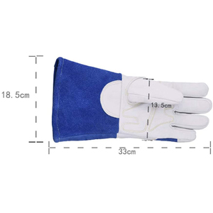 Guantes de soldadura hechos a medida de secado rápido a bajo precio Guantes de trabajo de invierno con cuero dividido de vaca - Product Image 3