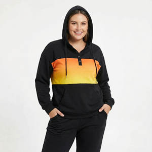 Sudaderas Henley para Mujer, Diseño Personalizado, Tallas y Colores a Medida, con Botones, Bolsillo, Manga Larga, Estilo Casual, Holgadas, para Toda Temporada - Product Image 1