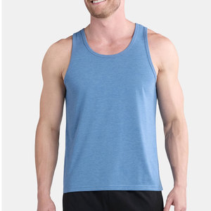 Débardeur d'été respirant OEM pour hommes sans manches chemise de gym en coton avec logo personnalisé pour marque privée et marque streetwear - Product Image 2