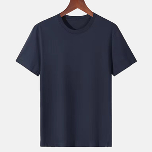 T-shirt uni en coton pour hommes et femmes, tenue décontractée douce et respirante, confortable, coupe classique, col rond, pour un usage quotidien - Product Image 3