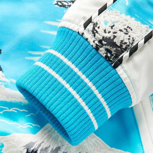 Chaqueta de bombardero de cuello alto ligera personalizable para hombres Ropa informal corporativa transpirable - Product Image 3