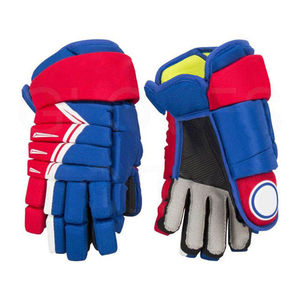 2026 OEM ODM Ice Hockey <b>Gloves</b> Custom Team Design With <b>Moisture</b> Wicking Inner Lining And PU Palm Grip with custom design - Product Image 4