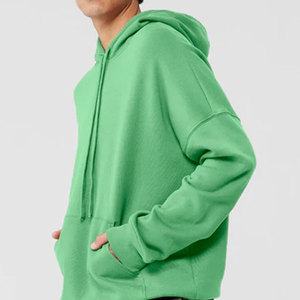 Bella toile à capuche sweats à capuche poche avant OEM Service marque mode Style Designer hiver tricot en plein air hommes pull à capuche - Product Image 5