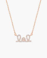 Collier Lol en or classique avec diamant, design créatif, sertissage de pavés, cadeau unique, bijoux, style vintage, testeur de diamants, lien de passage