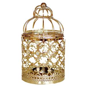 Cage à oiseaux en fer avec finition dorée, aspect premium, personnalisable, portable, en métal, meilleur design, maison pour oiseaux - Product Image 6