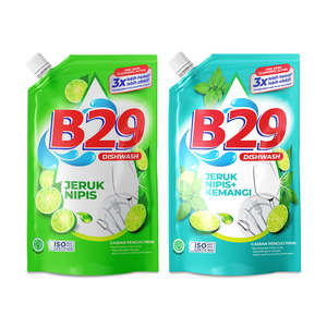Liquide vaisselle B29 de haute qualité en gros, disponible en deux variantes : citron vert et basilic + citron vert - Product Image 1