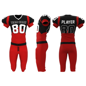 Conçu sur mesure de haute qualité maillot de football américain à manches courtes respirant grande taille nouveau style uniforme à vendre - Product Image 1